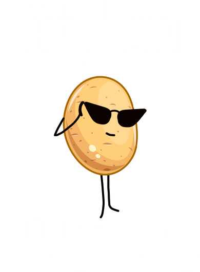Funny Potato This Is My Human Costume  Women's Sweatshirt